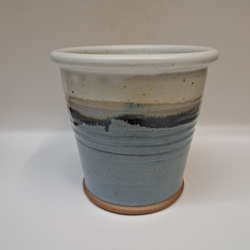 #260236 Utensil Caddy Blue & White $22 at Hunter Wolff Gallery